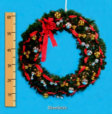 Christmas Wreaths, Fully Decorated 12
