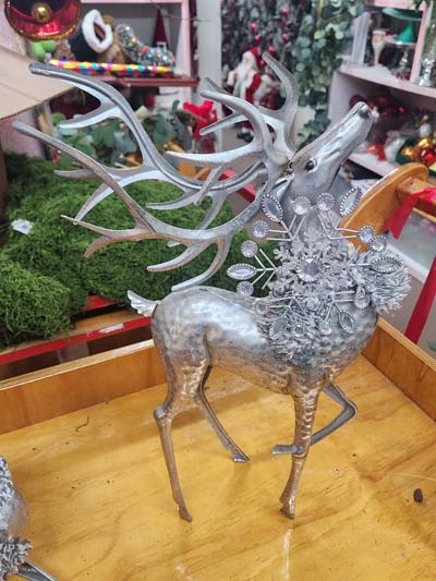 Reindeer, aluminum standing 18