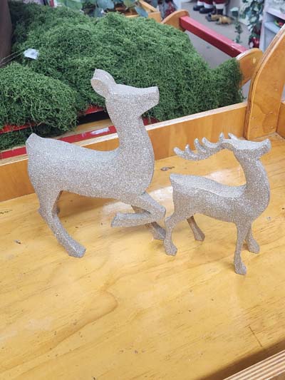 Glitter reindeer 9 & 11