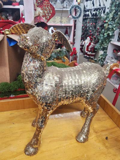 Gold sequined Reindeer doe 19