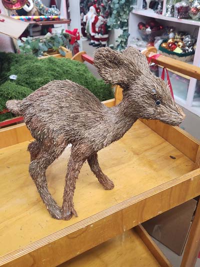 Reindeer baby with fir like hair 14