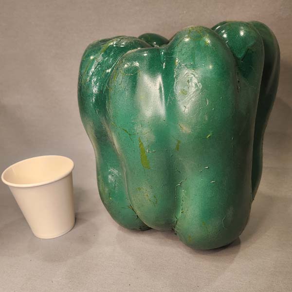 Oversized green pepper