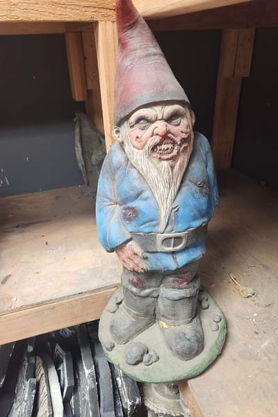 Larger rubber gnomes