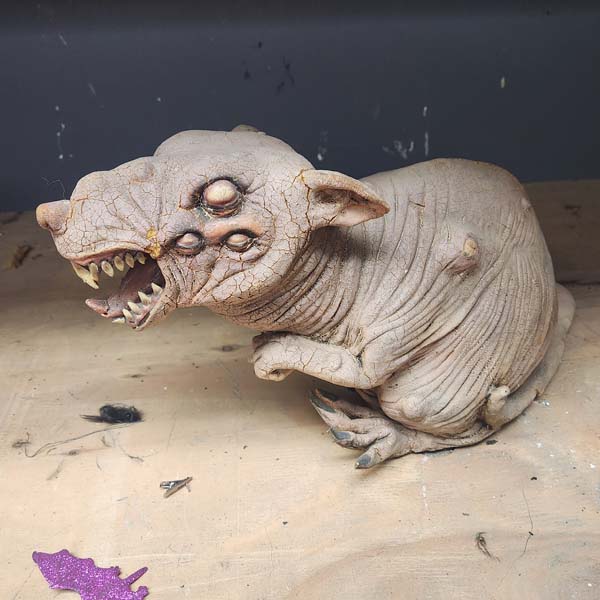 Mythical monster with 6 eyes