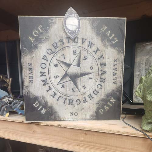 Creepy electric ouiji board