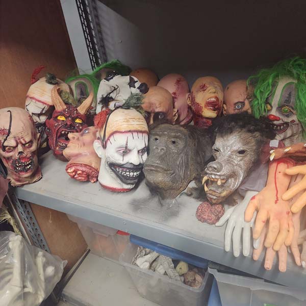 Scary faces and masks