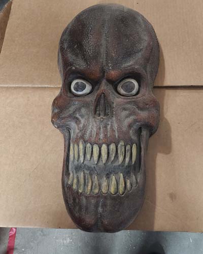 Scary wall sculptures