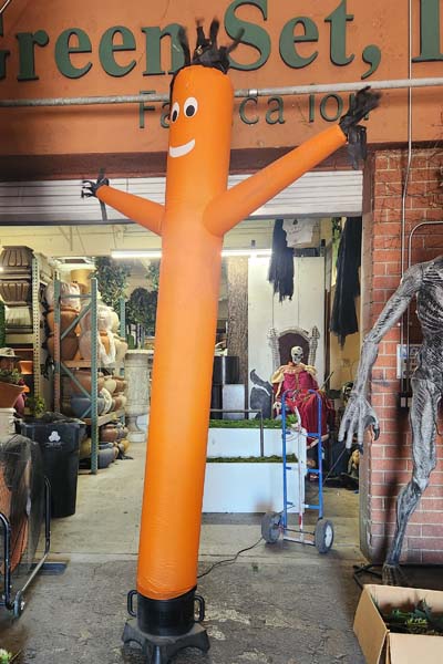 Blow up Halloween sign