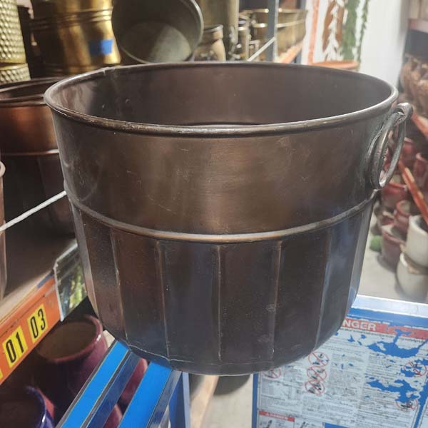 Copper Colored Brass Pots