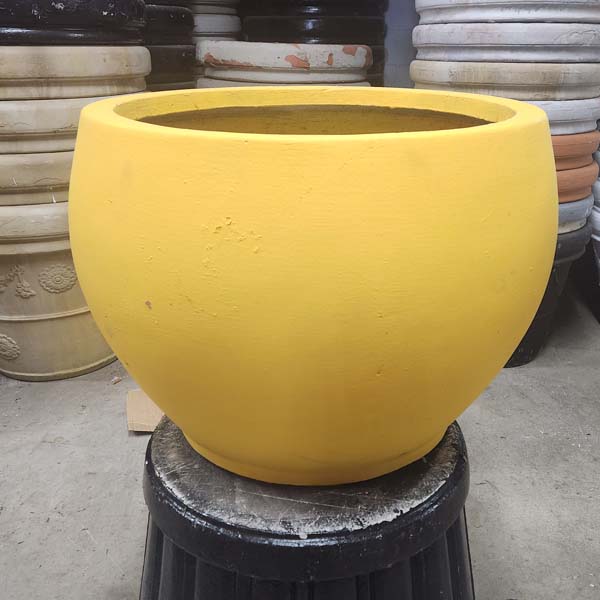 Round Clay Pot