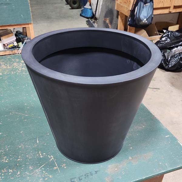 Tapered Round Metal Planters
