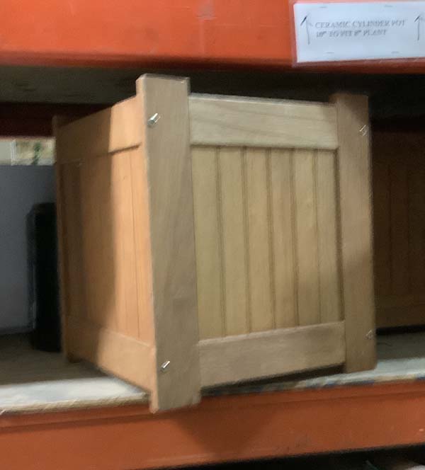 Mahogany Planter Box 18