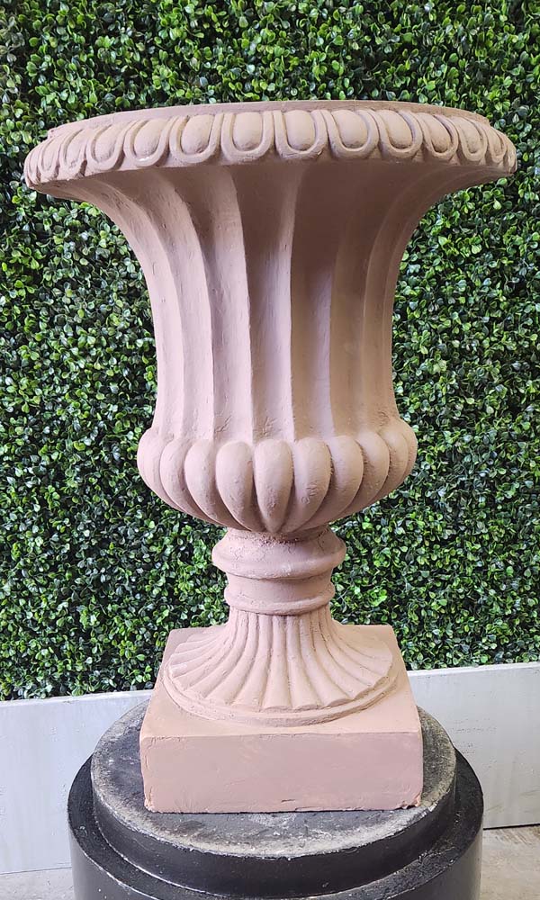 Tall Fluted Urn 18w x 25h