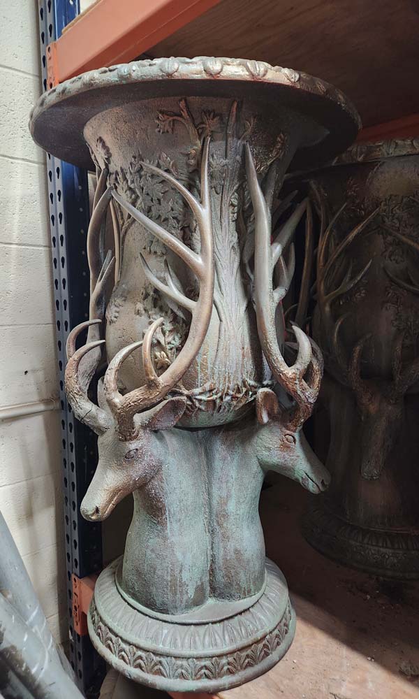 Deer with Antlers Urn 24w x 40h