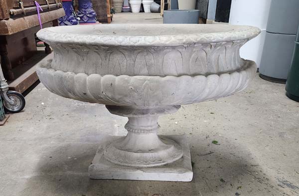Wide Oval Urn 38x27w x 27h