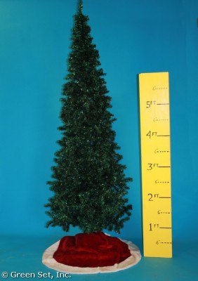 Christmas Tree: Green Tinsel 6' to 8'