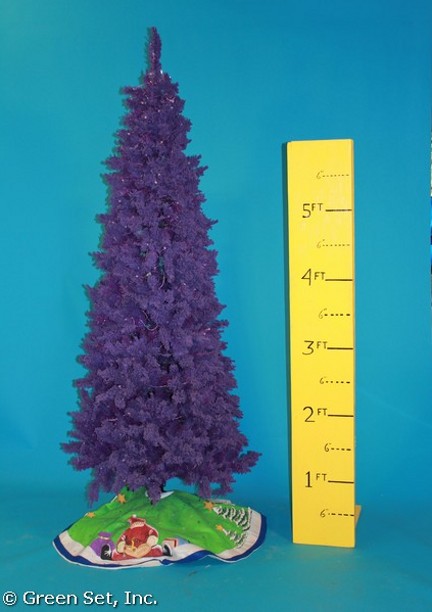 Christmas Tree: Purple Tinsel