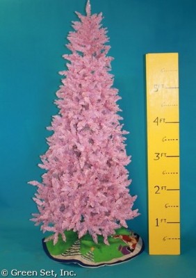 Christmas Tree: Pink Tinsel 4'-7.5'