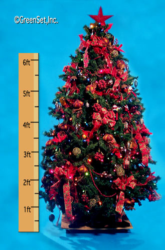 Christmas Tree: Decorated 8 Foot example