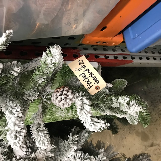 Garland: #20 Medium Flock Pine