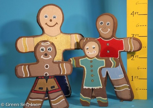 Gingerbread Family Foam
