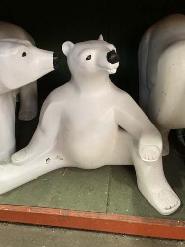Polar Bear - Stylized sitting