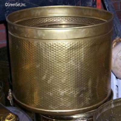 Fine Hammered Brass Pots