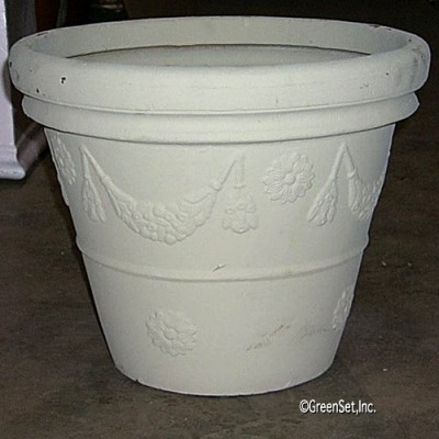 TC2 Terra Cotta Style Garland Pot #2