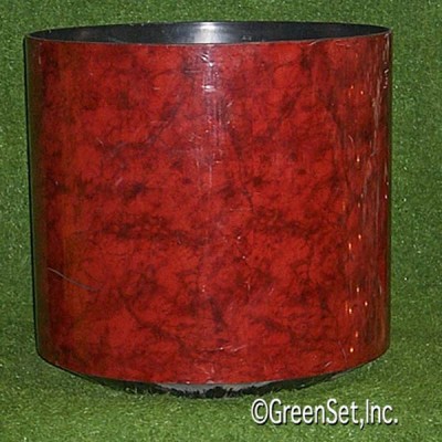 Red Marble Cylinder