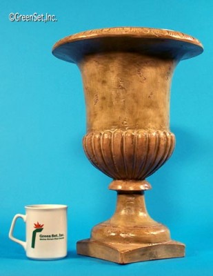 Small Urn on Pedestal 20w x 23h
